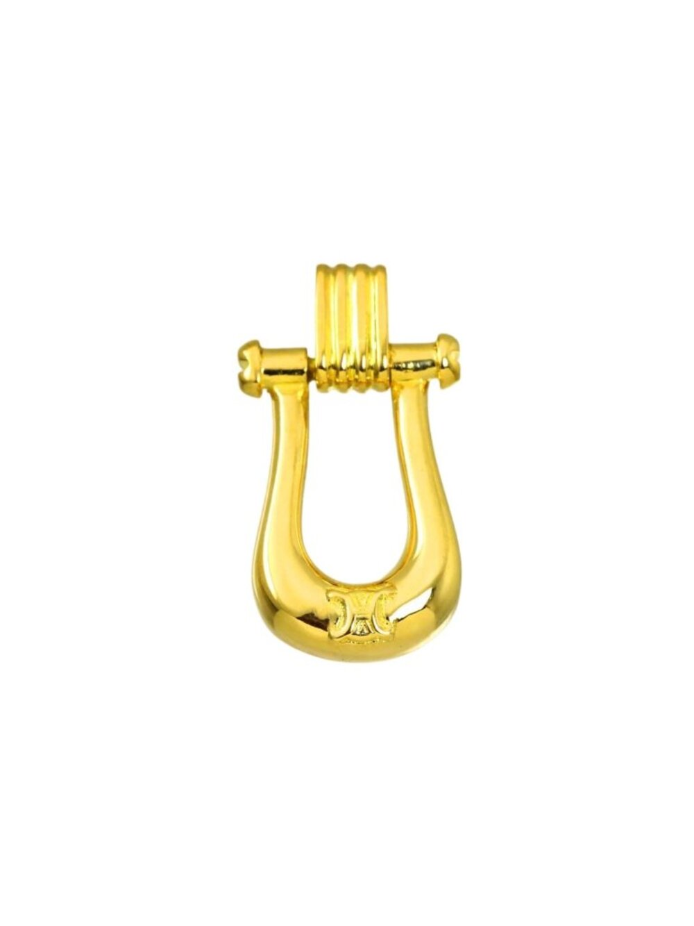 Celine Macadam Pendant 18k Yellow Gold 750 Diamond